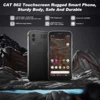 CAT S62 Rugged Cell Phone Unlocked (128GB, 4GB) 5.7" IP68 Waterproof Smartphone, 12MP Dual Camera, 4000mAh Battery, NFC, Fingerprint Unlock, Snapdragon 660 Nano Slot(Black) - Image 2