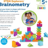 Learning Resources STEM Explorers Brainometry - 3d Puzzle, Brain Games, Brainteaser, Building Logic Toys, Gifts For Boys and Girls, Fine Motor Skills , Pattern Blocks, Math Manipulatives - Image 5