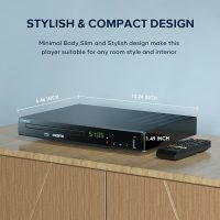 Blu Ray DVD Player,Full HD Blu-ray Disc Player CD Players with Easy Hook Up and User Friendly, 1080P Home Theater DVD Player with HDMI Output, Support HDD and USB Playback - Image 6