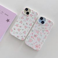 QLTYPRI for iPhone 13 Case, Cute Pink Floral Flower Pattern Aesthetic Phone Case, Raised Camera Protection Soft Slim TPU Shockproof Protective Phone Cover for Girls Women - Pink - Image 6