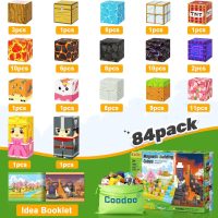 Magnetic Blocks - Build Mine Magnet World Magic Portal Set, Magnetic Tiles Building Blocks Toddler Toy STEM Sensory Outdoor Toys for 3+ Year Old Boys & Girls, Creative Kids Games Kids Toys 84PCS - Image 5