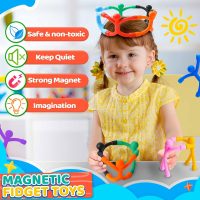 Magnetic Travel Toys for Toddlers Kids 5PCS, Airplane Car Travel Activities Essential, Fidget Toys Road Trip ‌Sensory Toy, Fidgets for Classroom Toys for 3 4 5 6 7 8 Year Old, Gifts for Boys and Girls - Image 3