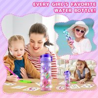 Gifts for Girls 4-12, Decorate Your Own Water Bottle Kits for Girls, Unicorn Diamond Painting Toys & Friendship Bracelet Kit, Fun Arts Crafts for Kids Ages 4-6-8-10, Birthday Gifts Toys for Kids - Image 4