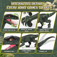 Dinosaur Toys for Kids 3-5, 5-7, 8-12, 2.4GHz Remote Control Dinosaur with Walking, Realistic Sounds, Demo Mode, Rechargeable Jurassic Toys for Birthdays, Parties, Children’s Day - Image 6