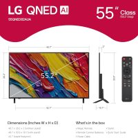 LG 55-Inch Class QNED AI 4K QNED82A Series Smart TV w/AI Sound, HDR10, 4K Super Upscaling, Filmmaker Mode, Wow Orchestra, Alexa Built-in (55QNED82AUA, 2025) - Image 2
