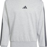 adidas Men's Essentials 3-Stripes Fleece Sweatshirt - Image 2