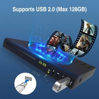Blu Ray DVD Player, 1080P Home Theater Disc System, Play All DVDs and Region A 1 Blu-Rays, Support Max 128G USB Flash Drive + HDMI/AV/Coaxial Output + Built-in PAL/NTSC with HDMI/AV Cable - Image 6