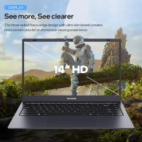 Laptop Computer, 8GB RAM, 128GB SSD, Quad-Core N5095 Processor Laptop, 14" HD Display Laptops, Support WiFi 5, Bluetooth 5.0, USB 3.0, Webcam, Pre-Installed Office Pro Plus 2024 - Image 3