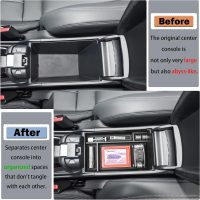 RUNROAD Center Console Organizer Tray Compatible with Honda HR-V 2023 2024 2025 2026 HRV Accessories, ABS Console Organizer Armrest Storage Box Coin Holder, Black - Image 4