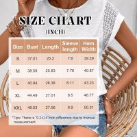 Bliwov Womens Tops Lace Cap Sleeve T Shirts Casual Trendy Cute Summer Spring Outfits Plus Size Beach Vacation Fashion Clothes - Image 6