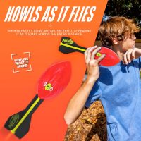 Nerf Vortex Aero Howler Foam Ball, Classic Long-Distance Football, Flight-Optimizing Tail, Whistling Sound, Indoor & Outdoor Fun, Christmas Stocking Stuffers for Kids - Image 3