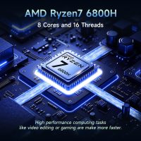 NIMO 17.3" IPS FHD-Gaming-Laptop, 8 Cores AMD Ryzen 7 6800H 32GB DDR5 RAM 1TB SSD (Beat i7-12700H, Up to 4.7GHz) AMD Radeon 680M GPU-Computer with 100W Type-C Backlit Keyboard, Fingerprint - Image 2