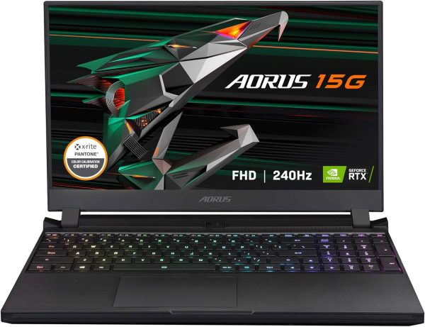 GIGABYTE AORUS 15G YC - 15.6" FHD IPS Anti-Glare 240Hz - Intel Core i7-10870H - NVIDIA GeForce RTX 3080 8GB GDDR6, 32GB RAM, 1TB SSD, Win10 Home - Gaming Laptop (AORUS 15G YC-8US2450SH)