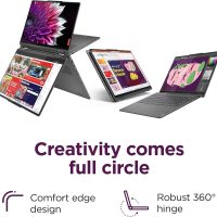 Lenovo Yoga 7 7i 2-in-1 Laptop (16" FHD+ Touchscreen, AMD Ryzen 7 8840HS (Beat i7-1355U), 16GB DDR5 RAM, 1TB SSD) AI PC, Backlit, Fingerprint, FHD IR Webcam, Win 11 Pro w/ Copilot, Arctic Grey - Image 7