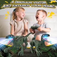 Dinosaur Toys for Kids 3-5, 5-7, 8-12, 2.4GHz Remote Control Dinosaur with Walking, Realistic Sounds, Demo Mode, Rechargeable Jurassic Toys for Birthdays, Parties, Children’s Day - Image 5