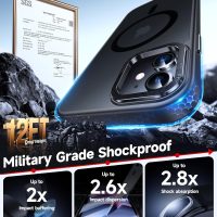 LeYi Magnetic for iPhone-11 Phone Case Compatible with MagSafe [ Screen Protector+ Camera Cover] Funda Para ipone 11case Military Grade Protective Translucent Matte Cases for i Phone 11 iphone11,Black - Image 4