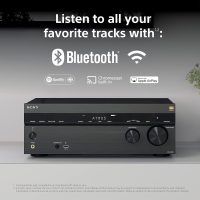 Sony STR-AN1000 7.2 CH Surround Sound Home Theater 8K A/V Receiver: Dolby Atmos, DTS:X, Digital Cinema Auto Calibration IX, Bluetooth, WiFi, Google Chromecast, Spotify connect, Apple AirPlay, HDMI 2.1 - Image 6