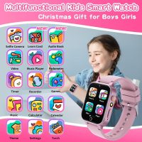 Kids Smart Watch Gift for Girls Age 5-12, 26 Games HD Touch Screen Watches with Video Camera Music Player Pedometer Flashlight 12/24 hr Educational Toys Birthday Gifts for Girls Ages 7 8 9 10 - Image 2