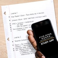 Five Star Loose Leaf Paper + Study App, College Ruled Filler Notebook Paper, Reinforced, Fights Ink Bleed, 8-1/2" x 11", 80 Sheets (170102) - Image 3