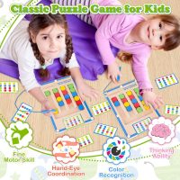 Kids Montessori Magnetic Wooden Toys: 3 4 5 6 7 Year Old Birthday Gift for Boys Girls Age 4-7 Preschool Educational Learning Activities Toy Sensory Autistic Puzzle Maze Game Present for Toddlers - Image 4