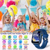 Cosjoype Kids Game Smart Watch for Kids with 24 Puzzle Games HD Touch Screen Camera Music Player Pedometer Alarm Clock Calculator Flashlight 12/24hr Kid Watch Gift for 4-12 Year Old Boys Toys for Kid - Image 7