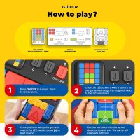 GiiKER Super Slide Puzzle Games, Original 500+ Challenges Brain Teaser Puzzle, Toys for Kids Teens, Travel Games Birthday Gifts Easter Basket Stuffers for Boys Girls, Activities for Road Trips - Image 3