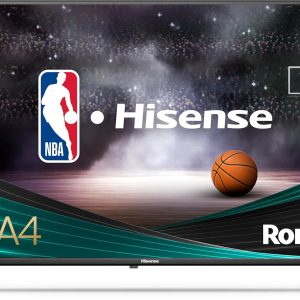 Hisense 32-Inch Class A4 Series HD 720p Smart Roku TV with Alexa Compatibility (32A4HNR) - Dolby Audio, Slim Bezel Design, Google Assistant