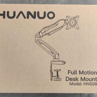 HUANUO Single Monitor Mount, 13 to 32 Inch Gas Monitor Arm, Adjustable Stand, Vesa Mount with Clamp and Grommet Base - Fits 4.4 to 19.8lbs LCD Computer Monitors - Image 7