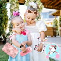 Play Purse for Little Girls, 32PCS Toddler Purse with Pretend Makeup for Kids, Princess Toys Includes Handbag, Phone, Wristwatch, Silk Scarf Kids Toy Purse Birthday Gift for Girls 3 4 5 6 + - Image 7