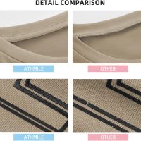 ATHMILE Womens Oversized T Shirts Loose Fit Crewneck Short Sleeve Tops Summer Casual Blouse Y2K 2025 Basic Tee Beach - Image 3