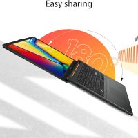 ASUS Vivobook Go 15.6” FHD Slim Laptop, AMD Ryzen 3 7320U Quad Core Processor, 8GB DDR5 RAM, 128GB SSD, Windows 11 Home, Fast Charging, Webcam Sheild, Military Grade Durability, Black, E1504FA-AS33 - Image 2