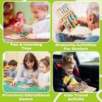 V-Opitos Color Matching Puzzle Toys, Montessori Brain Teasers Game for Kids Age 3, 4, 5, 6, 7 Years Old, Road Trip Toys for Boys & Girls, Handheld Games for Travel, Ideal Christmas, Birthday Gifts - Image 7