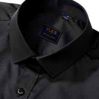 J.VER Men's Dress Shirts Solid Long Sleeve Stretch Wrinkle-Free Formal Shirt Business Casual Button Down Shirts - Image 3