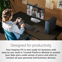 Dell Inspiron 3030s Small Desktop - Intel Core i5-14400 Processor, 16GB DDR5 RAM, 512GB SSD, Intel UHD 730 Graphics, Windows 11 Home, Onsite Migrate Support - Mist Blue - Image 4