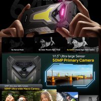 Ulefone Armor 34 Pro 5G Rugged Smartphone with 150 Lumens Projector, 32GB+512GB ROM/2TB, 25500mAh 66W, Android 15, 6.95" 120Hz, 64MP+50MP+50MP 32MP, 1100LM LED Light/Waterproof/NFC/Dual 5G/Widevine L1 - Image 6
