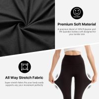 SINOPHANT High Waisted Leggings for Women - Full Length Capri Buttery Soft Yoga Pants for Workout Athletic - Image 4