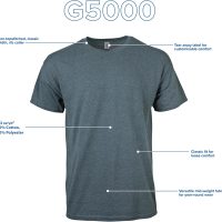 Gildan Adult Heavy Cotton T-Shirt, Style G5000, Multipack - Image 4