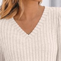 AUTOMET Womens V Neck Long Sleeve Shirt Fall Fashion Tops Tunic Dressy Casual Sweater Clothes Cute Trendy Work Outfits 2025 - Image 5