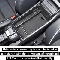 RUNROAD Center Console Organizer Tray Compatible with Honda HR-V 2023 2024 2025 2026 HRV Accessories, ABS Console Organizer Armrest Storage Box Coin Holder, Black - Image 3