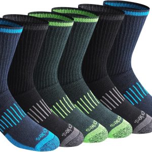 Dickies Men's Dri-Tech Original Moisture Control Crew Socks, Available in M-XXL (6, 12, 18 Pairs)