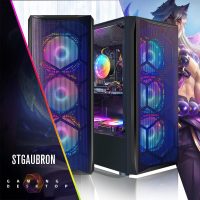 STGAubron Gaming PC Desktop Computer, Intel Core i7 up to 3.9 GHz, Radeon RX 580 8G, 16G RAM, 512G SSD, WiFi, Bluetooth 5.0, RGB Fan x6, Windows 10 Home - Image 2