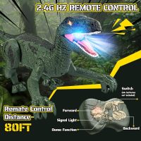Dinosaur Toys for Kids 3-5, 5-7, 8-12, 2.4GHz Remote Control Dinosaur with Walking, Realistic Sounds, Demo Mode, Rechargeable Jurassic Toys for Birthdays, Parties, Children’s Day - Image 4