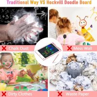 Hockvill LCD Writing Tablet for Kids 8.8 Inch, Toys for Girls Boys Drawing Pad for 3 4 5 6 7 Year Old Kids Toys, Children’s Day Gift Toddler Doodle Board Travel Essentials, Birthday Gift for Children - Image 8
