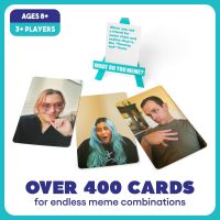 WHAT DO YOU MEME? Family Edition by Relatable, Now with Refreshed Content - Kids Games 8+, Family Games for Kids and Adults, The TikTok Viral Sensation, Includes 300 Caption Cards, 108 Photo Cards - Image 6