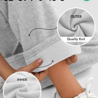 ATHMILE Womens Sweatpants 2025 Fall Baggy Wide Leg Sweatpant Fleece Lined Straight Leg Sweat Pants - Image 2