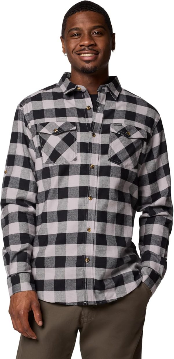 Columbia Men's Bearmouth Springs Roll Up Long Sleeve Flannel Shirt