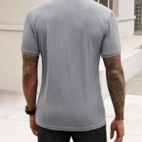 Stretch Polo Shirts for Men Short Sleeve Golf Polo Shirts Slim Polo T-Shirts for Men Golf Shirts Tennis Polo - Image 2