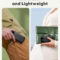 charmast Portable Charger with Built in Cables, Power Bank with Cords Wires, Slim 10000mAh Travel Battery Pack 6 Outputs 3 Inputs 3A Fast Charging for Samsung Google Pixel LG Moto iPhone iPad - Image 5
