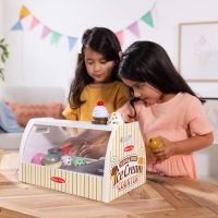 Melissa & Doug Wooden Scoop and Serve Ice Cream Counter (28 pcs) - Play Food and Accessories - Image 4
