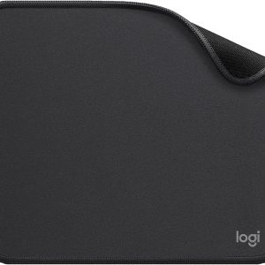 Logitech Mouse Pad - Studio Series, Computer Mouse Mat with Anti-Slip Rubber Base, Easy Gliding, Spill-Resistant Surface, Durable Materials, Portable, in a Fresh Modern Design, Graphite